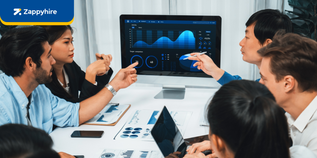 HR professionals applying people analytics for HR operations